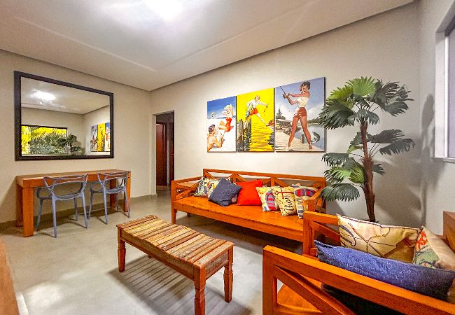 Apartamento en Porto Seguro - Apto à 4 min da Praia de Taperapuan/Porto Seguro