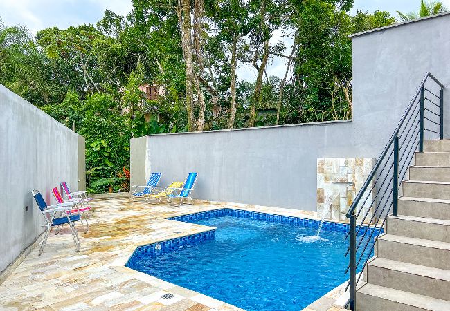 Apartamento en Bertioga - Incrível flat a beira mar na Praia de Guaratuba/SP Apartamento en Bertioga - Incrível flat a beira mar na Praia de Guaratuba/SP