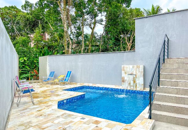 Apartamento en Bertioga - Incrível flat a beira mar na Praia de Guaratuba/SP Apartamento en Bertioga - Incrível flat a beira mar na Praia de Guaratuba/SP