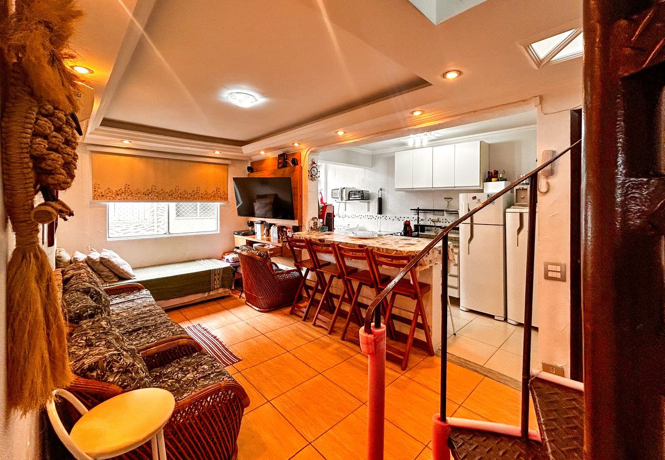 Apartamento en Guarujá - Apto a 800m da Praia da Enseada no Guarujá/SP