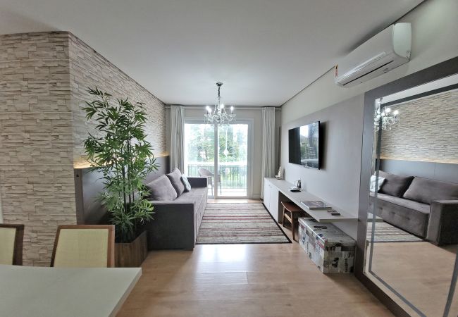 Apartamento en Gramado - Loft alto padrão a menos de 400m da R Coberta!