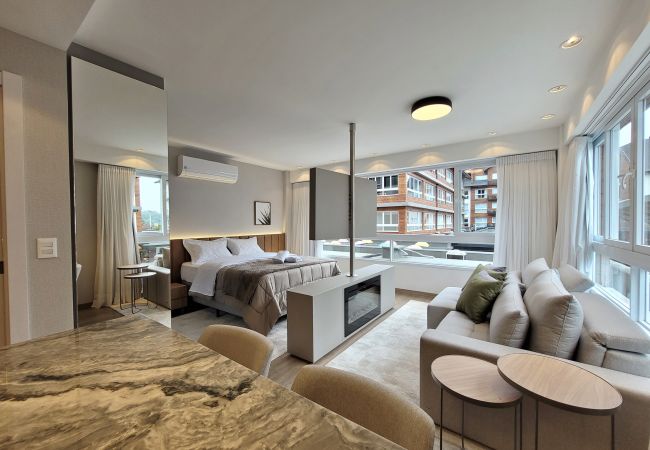 Apartamento en Gramado - Estúdio Alto Padrão a 300m da R Coberta