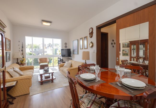 Apartamento en Gramado - Edelweiss, 2d a 500 m da R Coberta