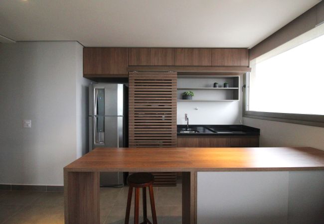 Estudio en São Paulo - Apto nos Jardins com Ar/Wifi/Piscina Estudio en São Paulo - Apto nos Jardins com Ar/Wifi/Piscina