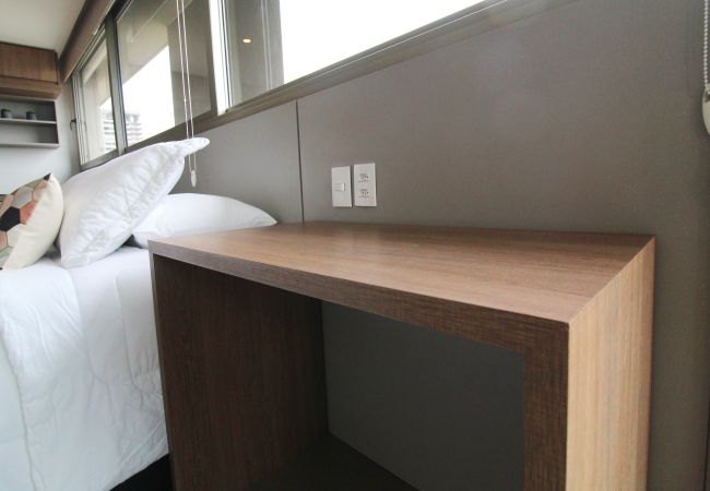 Estudio en São Paulo - Apto nos Jardins com Ar/Wifi/Piscina Estudio en São Paulo - Apto nos Jardins com Ar/Wifi/Piscina