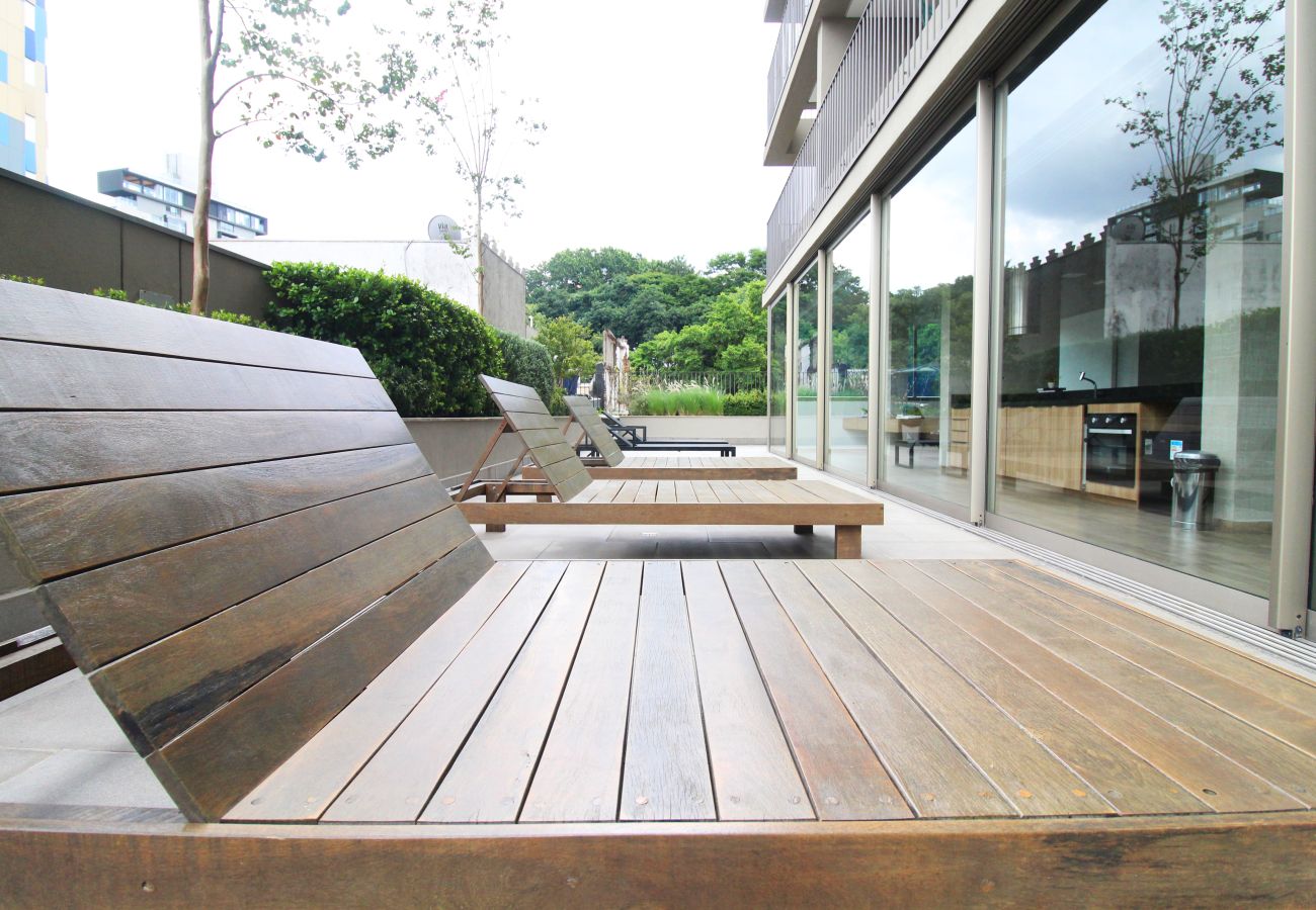 Estudio en São Paulo - Apto nos Jardins com Ar/Wifi/Piscina Estudio en São Paulo - Apto nos Jardins com Ar/Wifi/Piscina