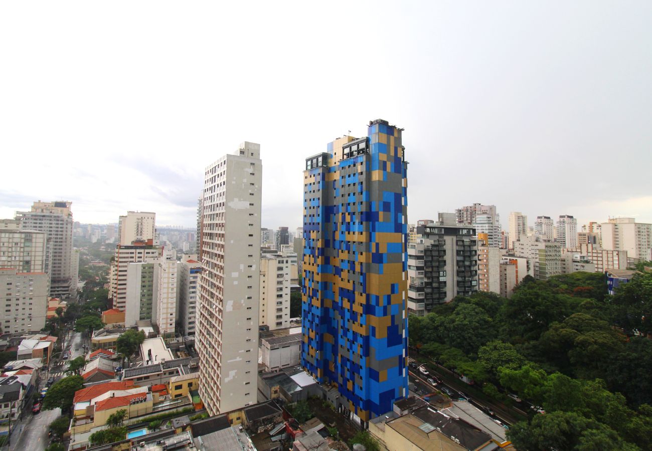 Estudio en São Paulo - Apto nos Jardins com Ar/Wifi/Piscina Estudio en São Paulo - Apto nos Jardins com Ar/Wifi/Piscina