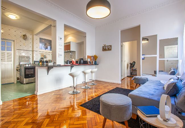 Apartamento en Rio de Janeiro - Ótimo apto com WiFi a 900m da Praia de Botafogo/RJ
