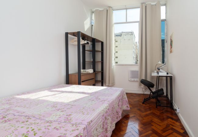 Apartamento en Rio de Janeiro - NS604| dormitorio y salón a 400 metros de la playa Apartamento en Rio de Janeiro - NS604| dormitorio y salón a 400 metros de la playa