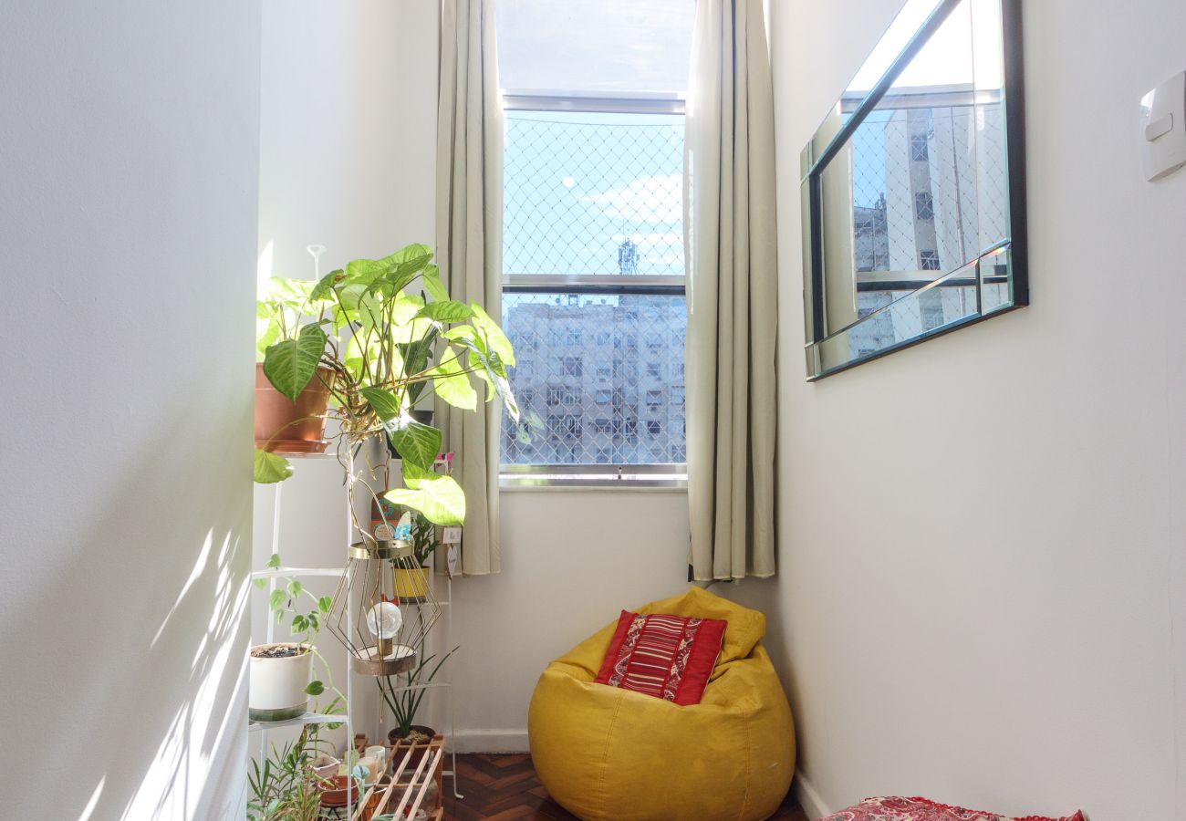 Apartamento en Rio de Janeiro - NS604| dormitorio y salón a 400 metros de la playa Apartamento en Rio de Janeiro - NS604| dormitorio y salón a 400 metros de la playa