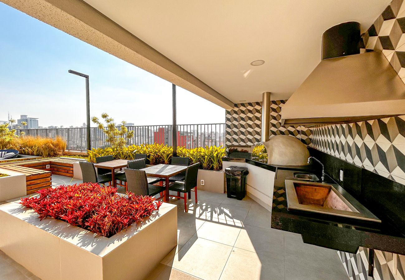 Apartamento en São Paulo - Apto confortável com WiFi no centro da Bela Vista