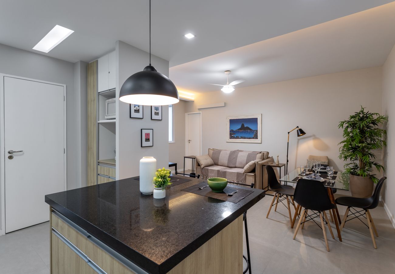 Apartamento en Rio de Janeiro - Encantador  a 9 minutos de la playa de Botafogo | MRF1307 Apartamento en Rio de Janeiro - Encantador  a 9 minutos de la playa de Botafogo | MRF1307