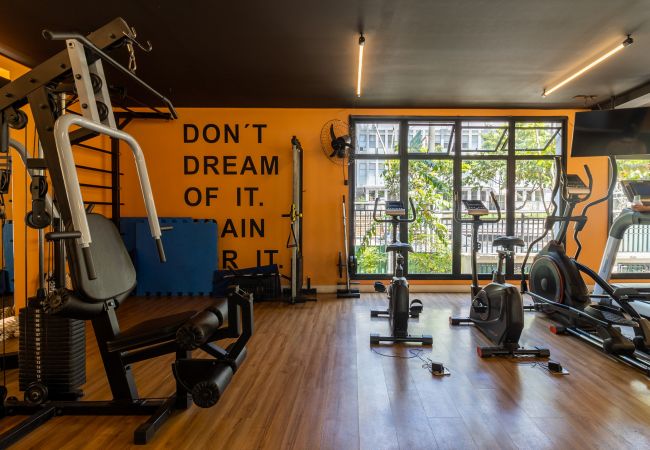 Apartamento en São Paulo - Apto 2 Quartos c/ piscina, academia, lavanderia e rede nas janelas Apartamento en São Paulo - Apto 2 Quartos c/ piscina, academia, lavanderia e rede nas janelas