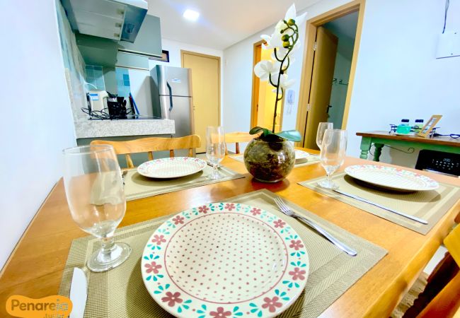 Apartamento en João Pessoa - Oceânica Cabo Branco | Clássico Retrô & Conforto Apartamento en João Pessoa - Oceânica Cabo Branco | Clássico Retrô & Conforto