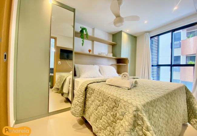 Apartamento en João Pessoa - Oceânica Cabo Branco | Clássico Retrô & Conforto Apartamento en João Pessoa - Oceânica Cabo Branco | Clássico Retrô & Conforto