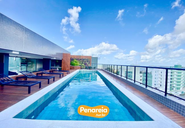 Apartamento en João Pessoa - Oceânica Cabo Branco | Clássico Retrô & Conforto