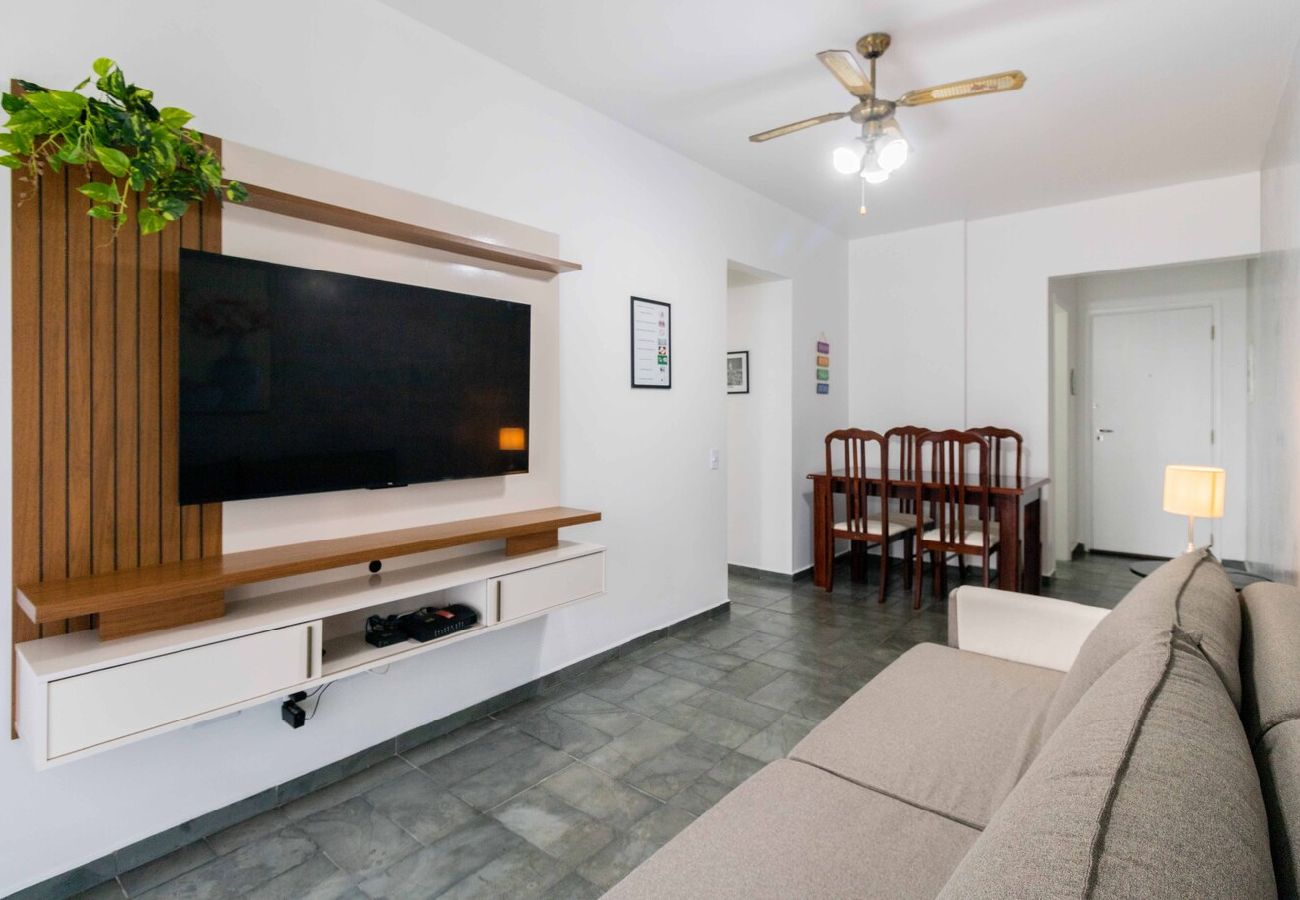 Apartamento en Praia Grande - Apto a 150m da Praia da Aviação, na Praia Grande