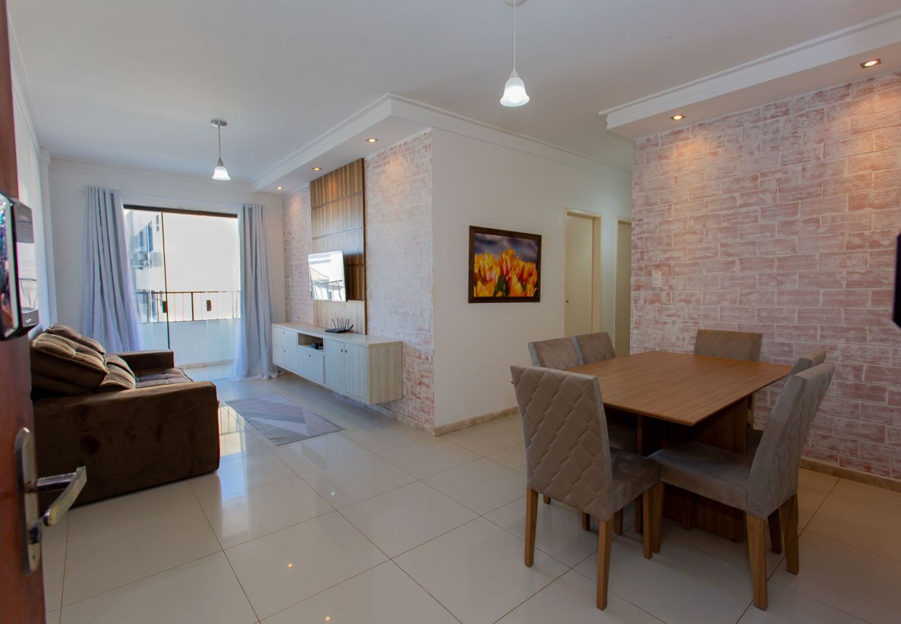 Apartamento en Aracaju - Apto com ar-condicionado a 350m do mar em Aracaju