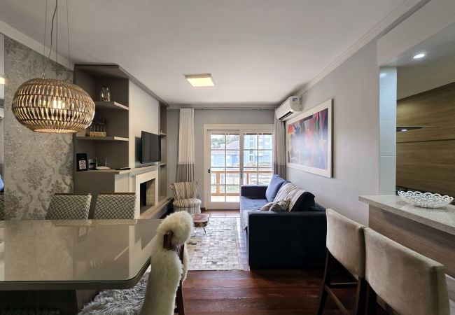 Apartamento en Gramado - Duplex 3 dormitórios a 450m da Rua Coberta!