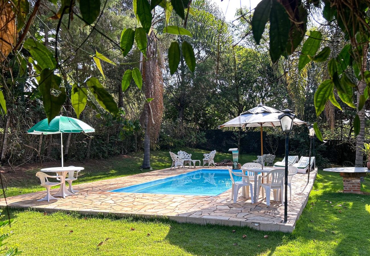 Casa en Bragança Paulista - Chácara com piscina, WiFi e lazer completo - SP