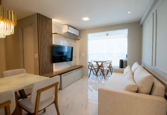 Apartamento en Fortaleza - Apto confortável com WI-FI e churrasqueira