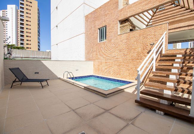 Apartamento en Fortaleza - Apto confortável com WI-FI e churrasqueira Apartamento en Fortaleza - Apto confortável com WI-FI e churrasqueira