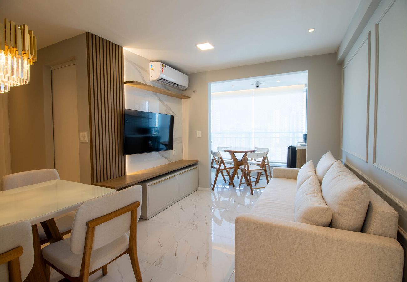 Apartamento en Fortaleza - Apto confortável com WI-FI e churrasqueira