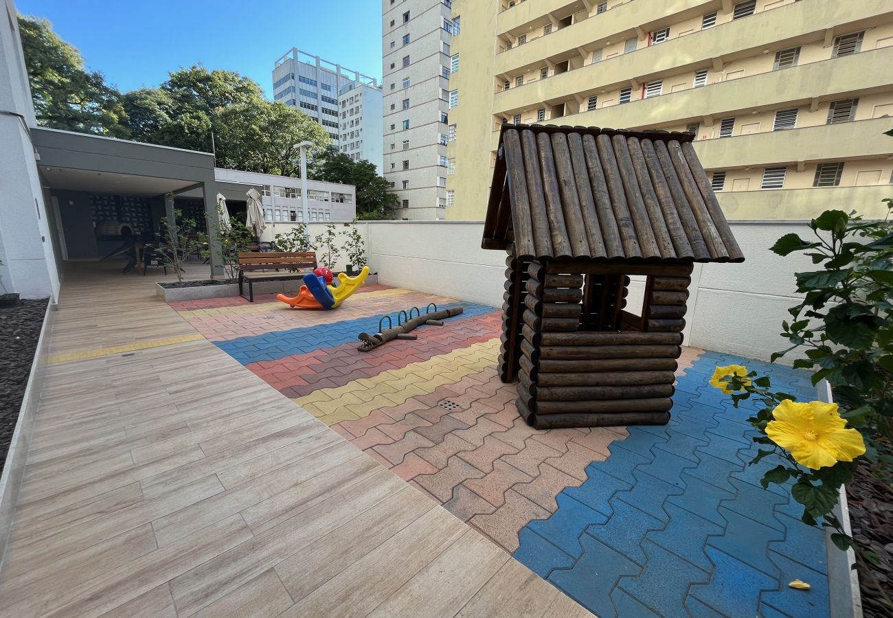 Estudio en São Paulo - Piscina, academia a 100 mts do Mackenzie Estudio en São Paulo - Piscina, academia a 100 mts do Mackenzie