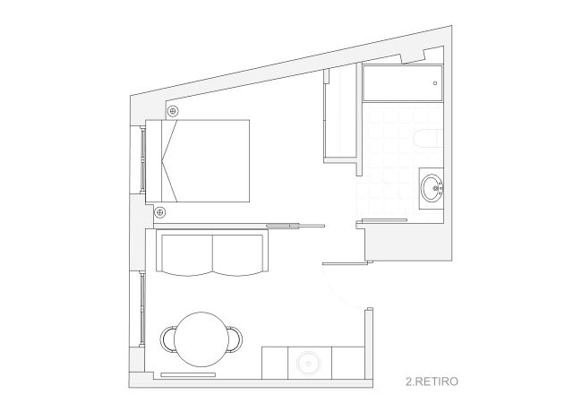Apartamento en Madrid - Retiro: Cómodo apartamento en la zona de Delicias  Apartamento en Madrid - Retiro: Cómodo apartamento en la zona de Delicias