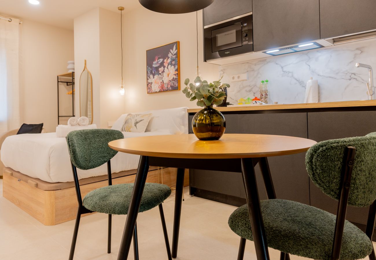 Estudio en Madrid - El Capricho: Tu Refugio en Madrid con Encanto y Tranquilidad Estudio en Madrid - El Capricho: Tu Refugio en Madrid con Encanto y Tranquilidad