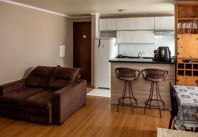Apartamento en Curitiba - Apto com churrasqueira, Wi-Fi e ótima localização