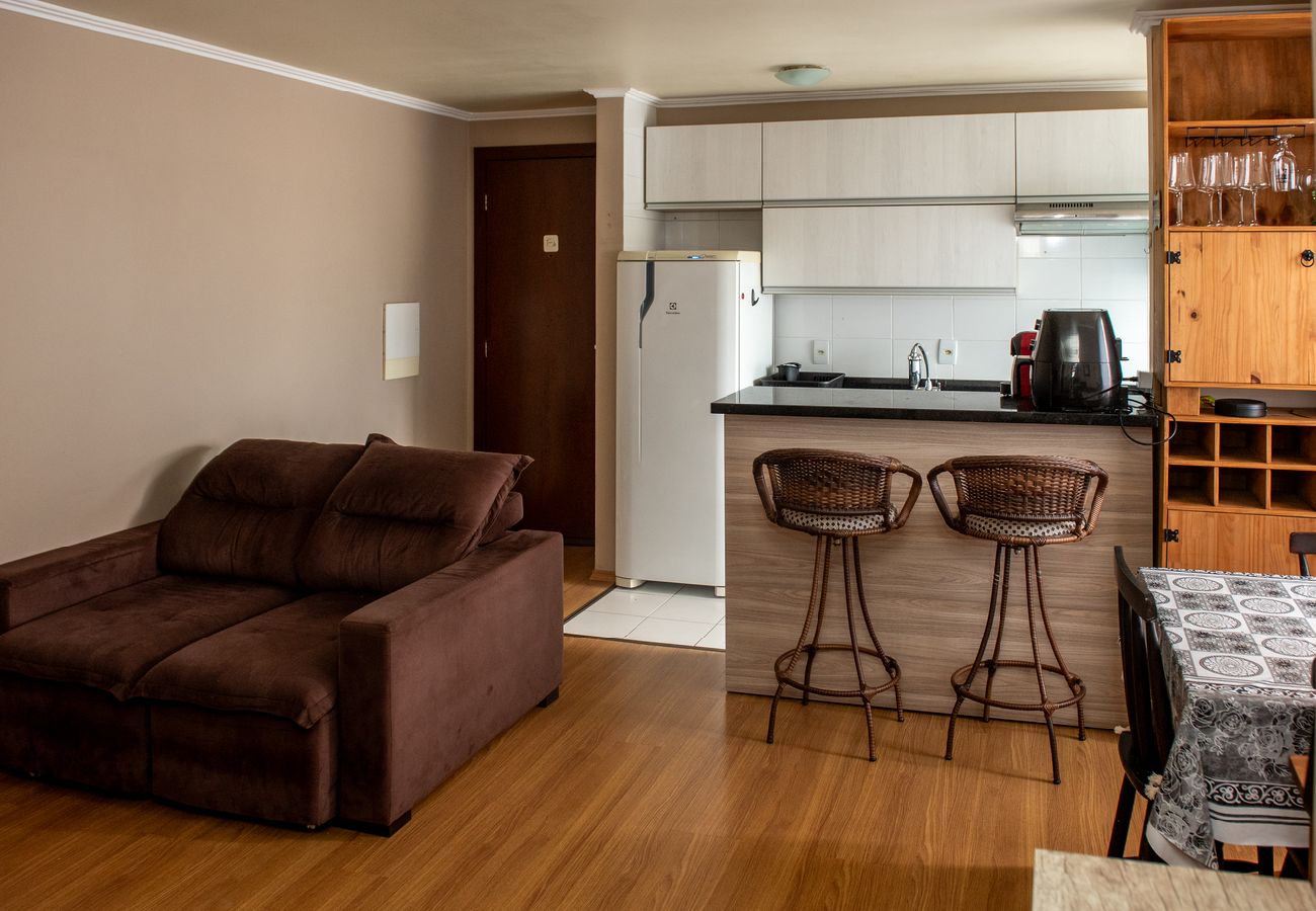 Apartamento en Curitiba - Apto com churrasqueira, Wi-Fi e ótima localização