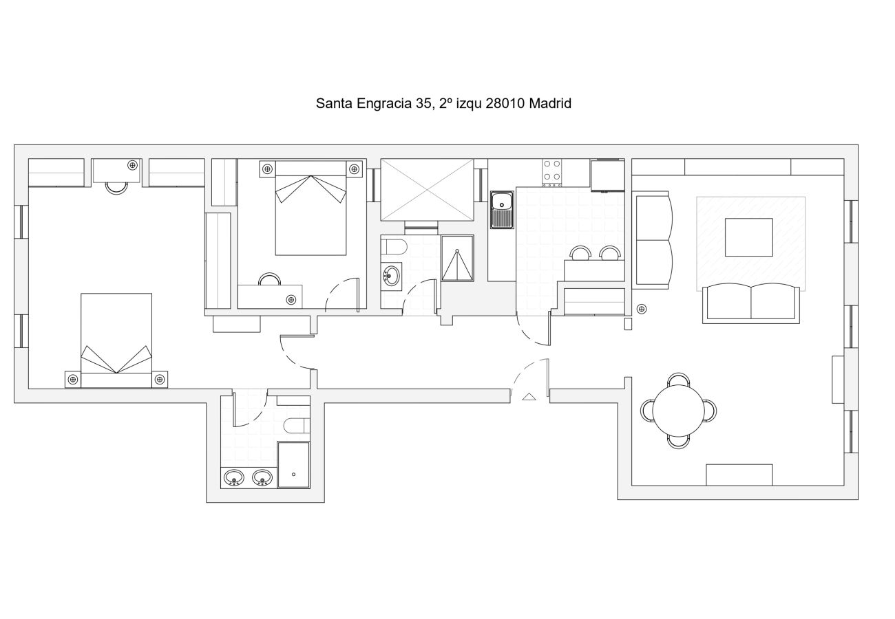 Apartamento en Madrid - Elegante y luminoso piso en el corazón de Chamberí: Con balcones y amplios espacios Apartamento en Madrid - Elegante y luminoso piso en el corazón de Chamberí: Con balcones y amplios espacios