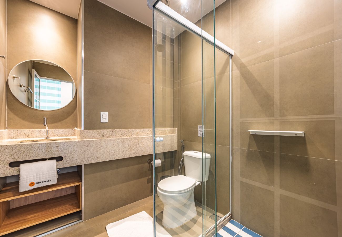 Apartamento en Rio de Janeiro - Vista al mar y balcón con bañera | Q4 Apartamento en Rio de Janeiro - Vista al mar y balcón con bañera | Q4