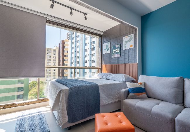 Apartamento en Salvador - Studio moderno à 750m da Praia do Farol da Barra 