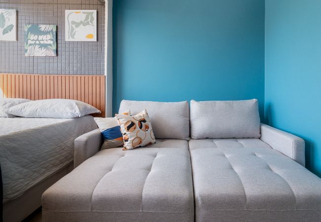 Apartamento en Salvador - Studio moderno à 750m da Praia do Farol da Barra  Apartamento en Salvador - Studio moderno à 750m da Praia do Farol da Barra