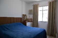 Apartamento en Vitória - Apto a 1km da Praia de Camburi com Wi-Fi e Ar cond