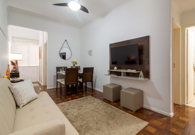Apartamento en Rio de Janeiro - Confort en Copacabana, a 9 minutos de la playa | CJ202  Apartamento en Rio de Janeiro - Confort en Copacabana, a 9 minutos de la playa | CJ202