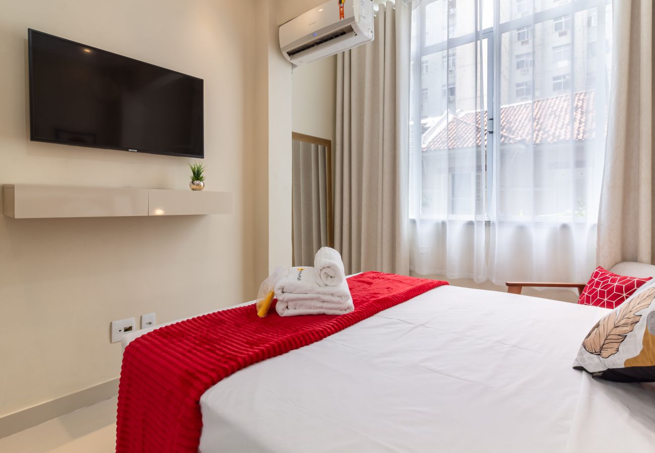 Apartamento en Rio de Janeiro - Acogedor en Copacabana a 7 minutos de la playa | FM211 Apartamento en Rio de Janeiro - Acogedor en Copacabana a 7 minutos de la playa | FM211
