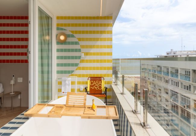 Apartamento en Rio de Janeiro - Vista al mar y balc&oacute;n con ba&ntilde;era | Q3 Apartamento en Rio de Janeiro - Vista al mar y balc&oacute;n con ba&ntilde;era | Q3