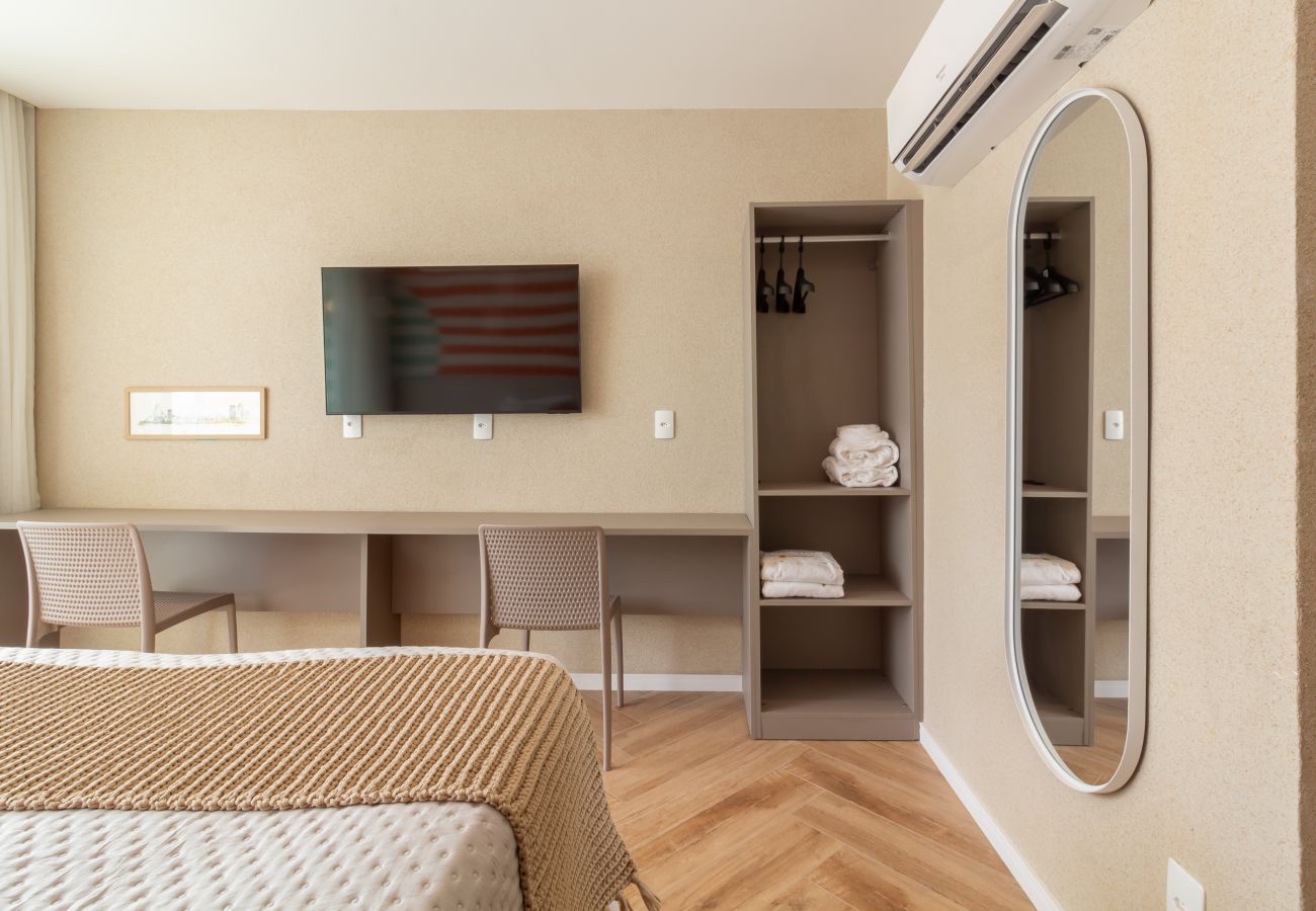 Apartamento en Rio de Janeiro - Vista al mar y balc&oacute;n con ba&ntilde;era | Q3 Apartamento en Rio de Janeiro - Vista al mar y balc&oacute;n con ba&ntilde;era | Q3