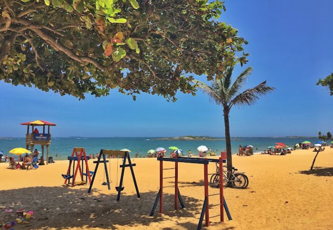 Apartamento en Vila Velha - Apartamento com Wi-Fi a 190 m da Praia da Costa