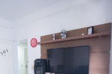 Apartamento en Vila Velha - Apartamento com Wi-Fi a 190 m da Praia da Costa