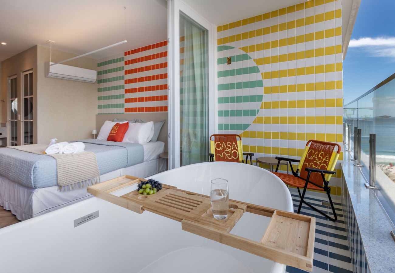 Apartamento en Rio de Janeiro - Vista al mar y balc&oacute;n con ba&ntilde;era | Q11 Apartamento en Rio de Janeiro - Vista al mar y balc&oacute;n con ba&ntilde;era | Q11