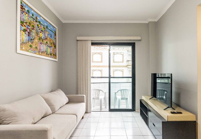 Apartamento en Praia Grande - Apto com excelente localização a 50m da praia 