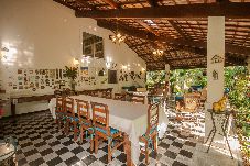 Casa en Guaramiranga - Chácara completa c/ Wifi, piscina, sauna, churrasq
