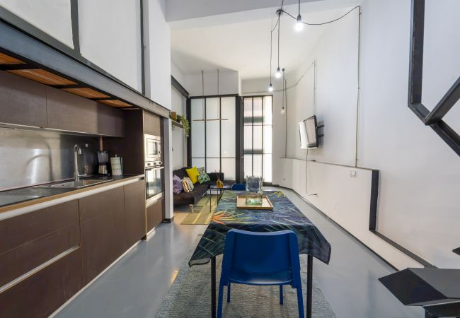 Apartamento en Madrid - Acogedor apartamento con estilo industrial en Barrio Prosperidad - Madrid. Temporal Apartamento en Madrid - Acogedor apartamento con estilo industrial en Barrio Prosperidad - Madrid. Temporal
