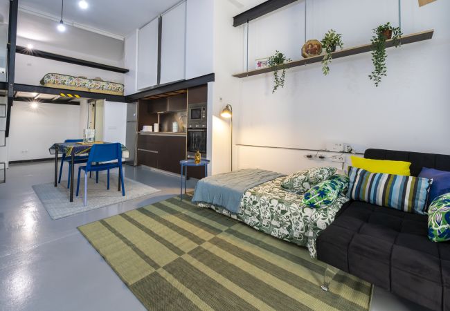Apartamento en Madrid - Acogedor apartamento con estilo industrial en Barrio Prosperidad - Madrid. Temporal Apartamento en Madrid - Acogedor apartamento con estilo industrial en Barrio Prosperidad - Madrid. Temporal