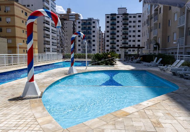 Apartamento en Praia Grande -  Apto confortável a 100m do mar completo com lazer