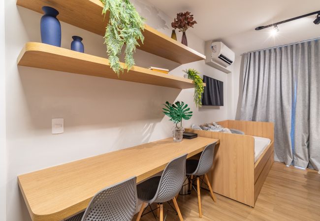 Estudio en São Paulo - Pinheiros, completo ao lado do metrô Estudio en São Paulo - Pinheiros, completo ao lado do metrô